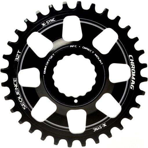 Immagine prodotto da CHROMAG Sequence X-SYNC™ Direct Mount Narrow-Wide Corona - per Race Face Boost (3mm Offset) - nero