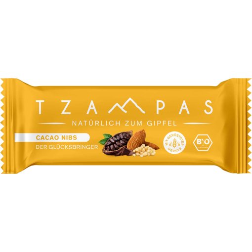 Foto de TZAMPAS Barrita Energética BIO - Cacao Nibs - 40g