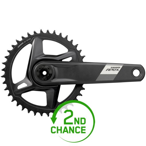 Produktbild von SRAM Apex 1 Kurbelgarnitur - DUB | Wide | 1x12-fach | D1 - schwarz - B-Ware