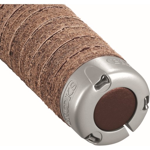 Brooks Plump Leather Grips - brown - 2025 | BIKE24