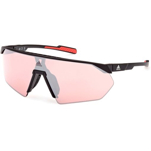 Produktbild von adidas SP0076 Brille - Matte Black / Contrast Brown