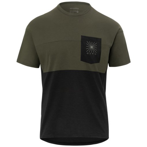 Foto de Giro Camiseta de Manga Corta Hombre - Ride - trail green /black