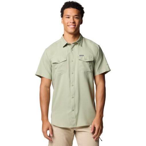 Immagine prodotto da Columbia Camicia a Maniche Corte Uomo - Utilizer II Solid - Safari