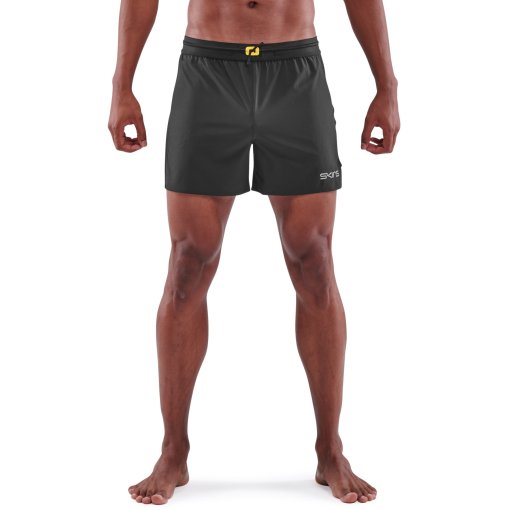 Foto de SKINS Malla Corta Running 4&quot; Hombre - 3-Series - Negro