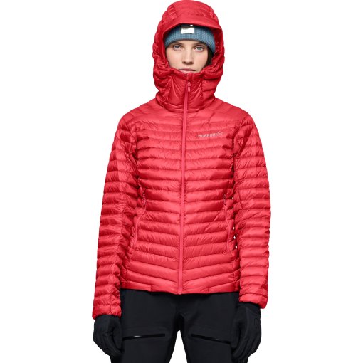 Foto de Norrona Plumífero Chaqueta con Capucha Mujer - trollveggen down800 Super Light - Watermelon