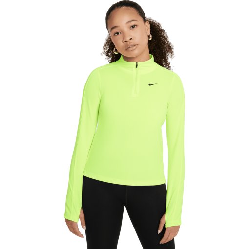 Foto de Nike Camiseta Manga Larga Niños - Dri-FIT 1/2 Zip - volt/black FD2853-702