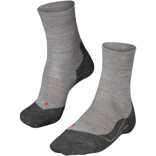Foto de Falke Calcetines Running Hombre - RU4 Endurance Wool - light grey melange 3830
