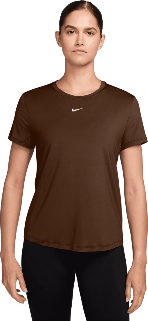Photo produit de Nike T-Shirt Femme - One Classic Dri-FIT - cacao wow/white FN2798-212