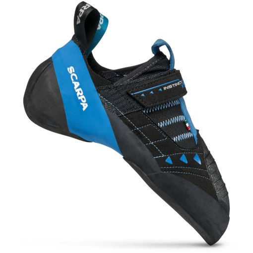 Photo produit de Scarpa Chaussons Escalade Homme - Instinct VSR - noir/azure