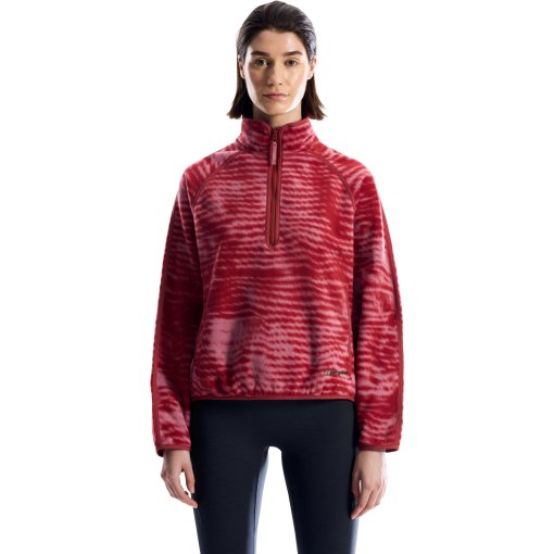 Foto de Berghaus Bamburgh Half Zip Polar para mujer - Provence/Red Fury