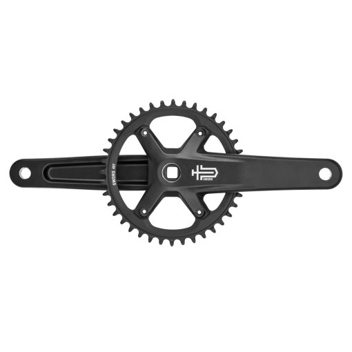 Produktbild von microSHIFT SWORD Black 1X Kurbelgarnitur - JIS 4-Kant - 40Z