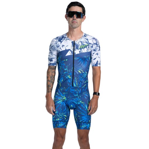 Productfoto van ZOOT LTD Aero Full Zip Skinsuit Heren - island original