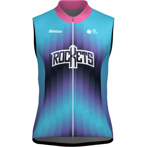 Picture of Santini Team Rockets Wind Vest RE545U7526UR - print