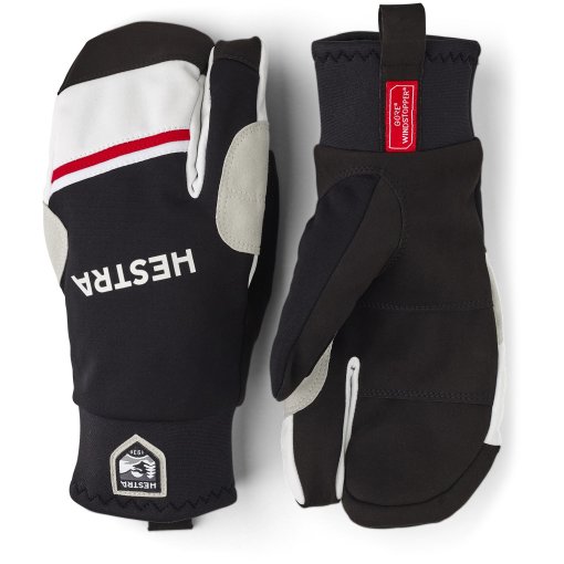 Foto de Hestra Guantes de 3 Dedos - Windstopper Race Tracker - negro