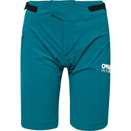 Photo produit de Oakley Short Cycliste VTT Femme - Drop In - Green Lake