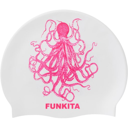 Produktbild von Funkita Silikon Badekappe - Octomus Pink