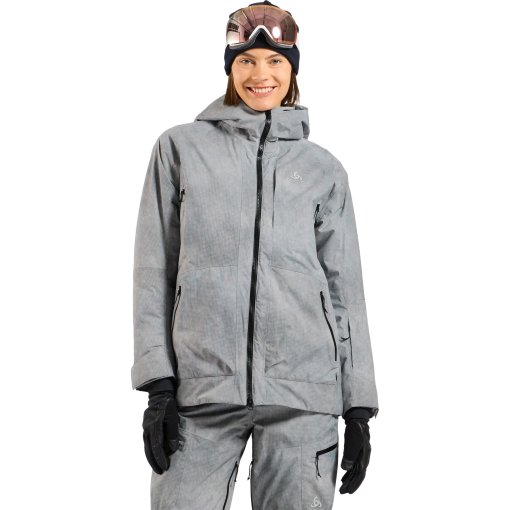 Photo produit de Odlo Veste de Ski Isolante Femme - Odlo X Pow Collective Voices - odlo silver grey