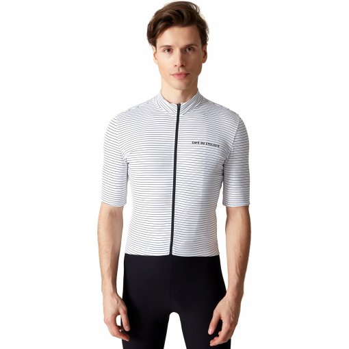 Foto de Café du Cycliste Maillot de Manga Corta Hombre - Francine - blanco