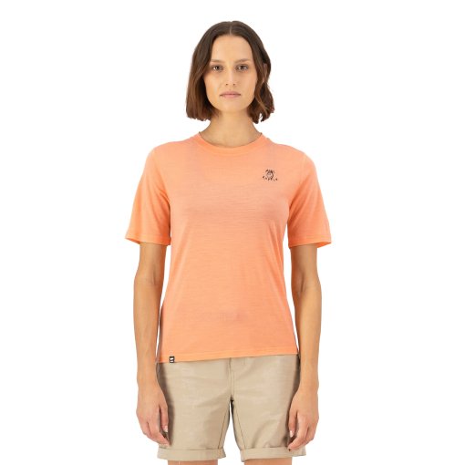 Photo produit de Mons Royale T-Shirt Femme - Icon Merino - punch