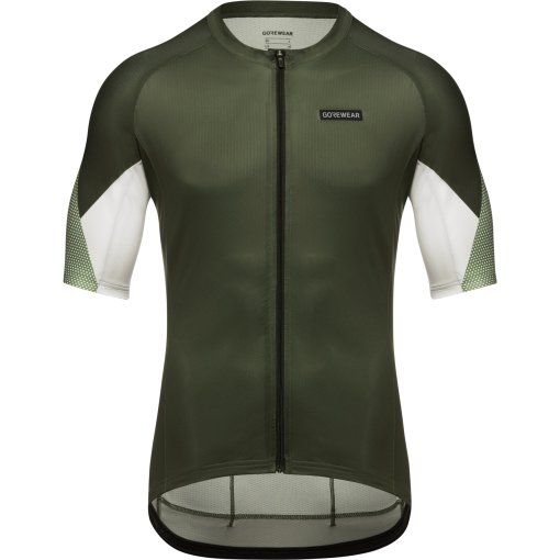 Produktbild von GOREWEAR Spirit Triangles Kurzarm-Trikot Herren - utility green/white BH01