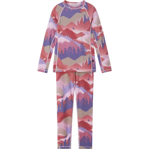 Produktbild von Reima Taitoa Funktionsunterwäsche Set Kinder - grey pink 4504