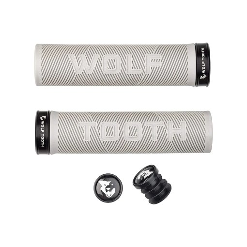 Produktbild von Wolf Tooth ECHO Lock-On Lenkergriffe - grau / schwarz