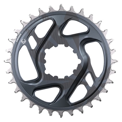 Produktbild von SRAM GX Eagle Kettenblatt - Direct Mount | X-SYNC 2 | 12-fach | C1 - Offset 3mm | Lunar Grey