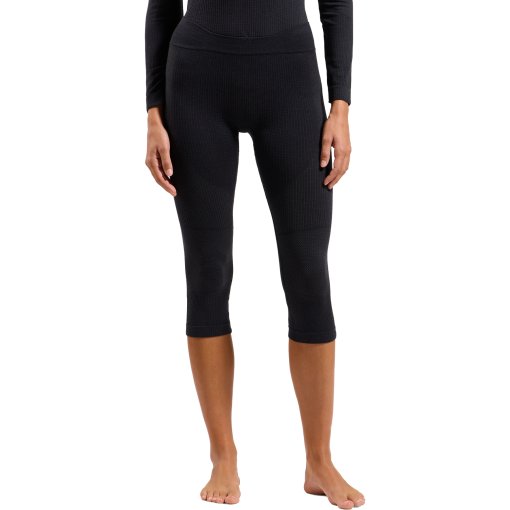 Immagine prodotto da Odlo Leggings Base Layer a 3/4 Donna - Seamless Performance Wool - nero