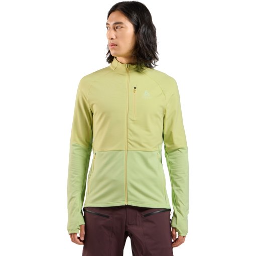 Foto de Odlo Chaqueta Mid Layer Hombre - Descent Ceramiwarm - shadow lime