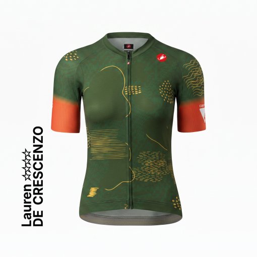 Productfoto van Castelli Espresso 2  SOG -shirt met korte mouwen voor dames - lauren de crescenzo 002LC