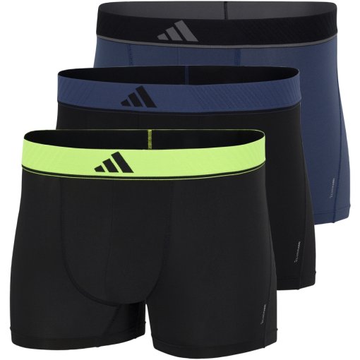 Image of adidas Sports Underwear Active Micro Flex Eco Trunk Men - 3 Pack - 918 assorted