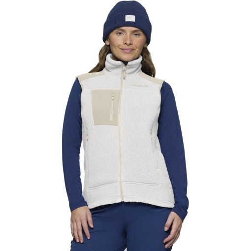 Foto de Norrona trollveggen warm3 Chalecos para mujer - Whisper White/Oatmeal
