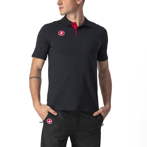 Foto de Castelli Polo Camiseta Hombre - Race Day - negro 010