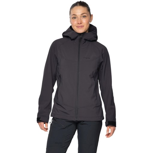 Foto de Bergans Chaqueta con Capucha Mujer - Vaagaa Softshell - negro