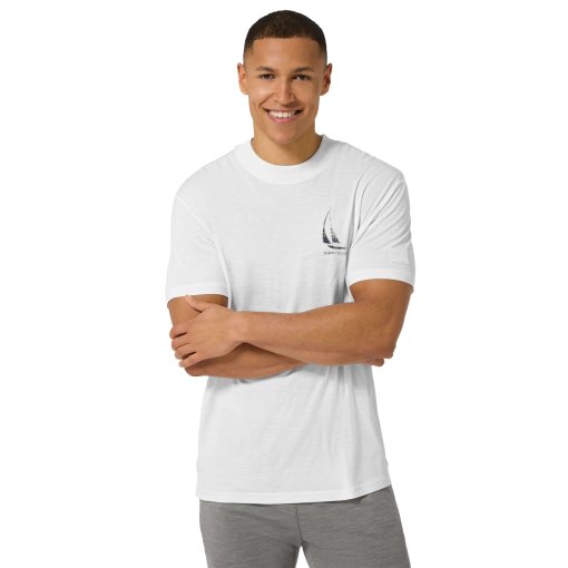 Bild von SUPER.NATURAL Sailing Boat Bio J T-Shirt Herren - Fresh White/Blueberry