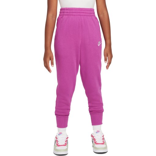 Foto de Nike Pantalon Chandal Niños - Sportswear Club Fleece High-Rise - hot fuchsia/hot fuchsia/white FD2921-518
