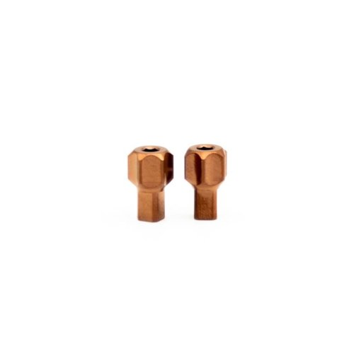 Foto de OAK Components Perno de ajuste de la maneta de freno - Titanio | compatible SRAM Frenos | 2 piezas - cobre