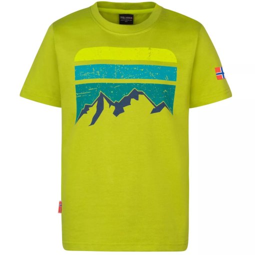 Productfoto van Trollkids Falketind T-shirt voor kinderen - Kiwi