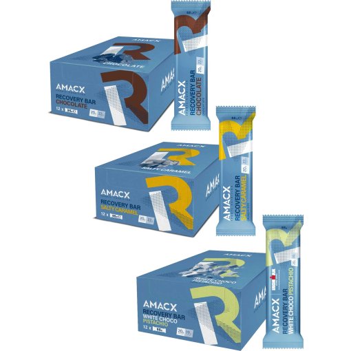 Kuva tuotteesta Amacx Recovery Bar - Proteiini-hiilihydraattipatukka - 12x55g