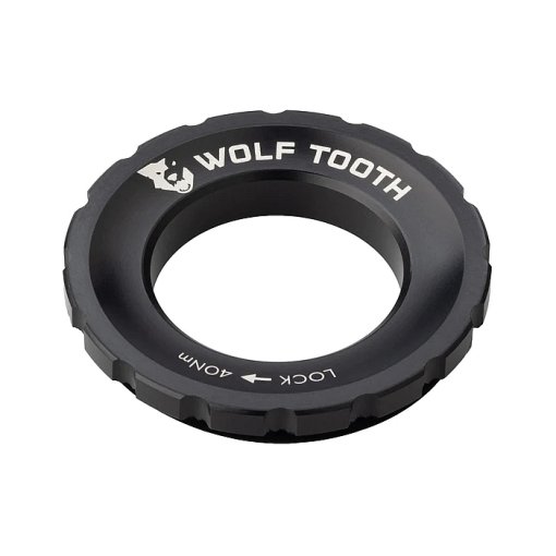 Immagine prodotto da Wolf Tooth Centerlock Anello di Bloccaggio - Scanalatura Esterna - nero