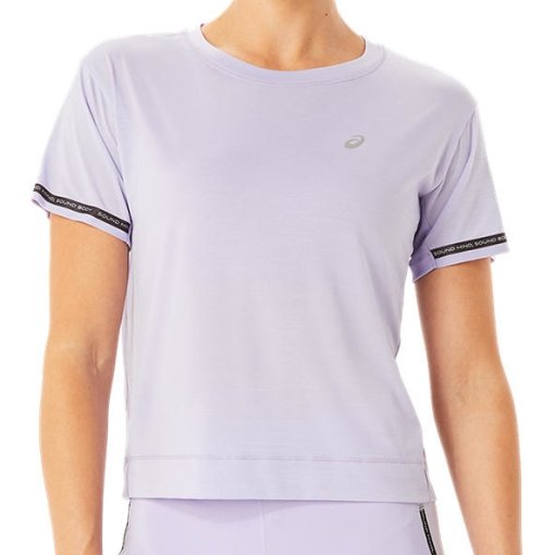Foto de asics Camiseta Mujer - Race Crop - vapor