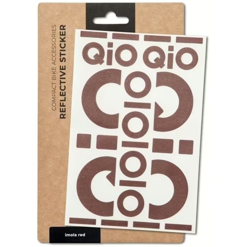 Picture of QiO Reflective Sticker - for frame color imola red matt