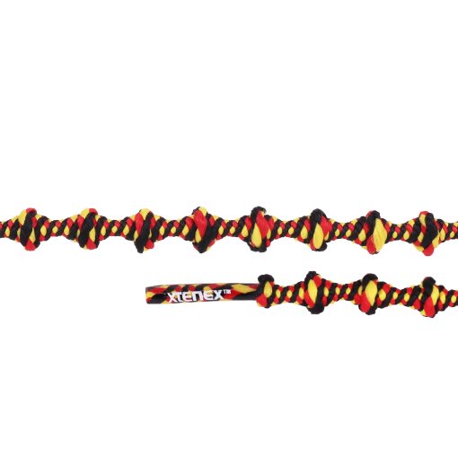 Produktbild von Xtenex Sport Schnürsenkel - 75cm - schwarz/rot/gold