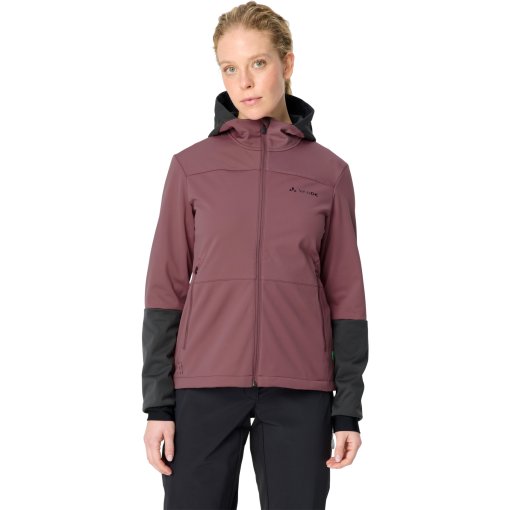 Photo produit de Vaude Veste Femme - Qimsa Hooded Softshell - ruby dusk