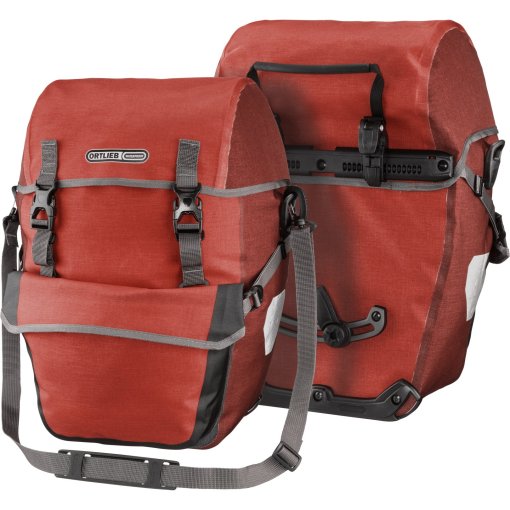 Foto de ORTLIEB Alforjas (par) - Bike-Packer Plus - QL2.1 - 2x21L - salsa-dark chili