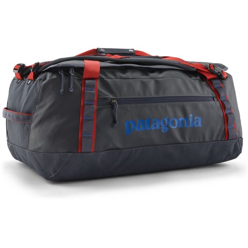 Produktbild von Patagonia Black Hole Duffel 55L Reisetasche - Smolder Blue w/Amanita Red