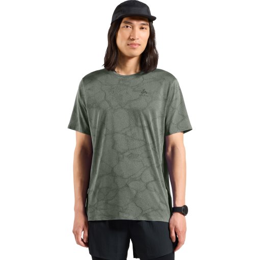 Foto de Odlo Camiseta Running Hombre - Zeroweight Engineered Chill-Tec - shadow melange