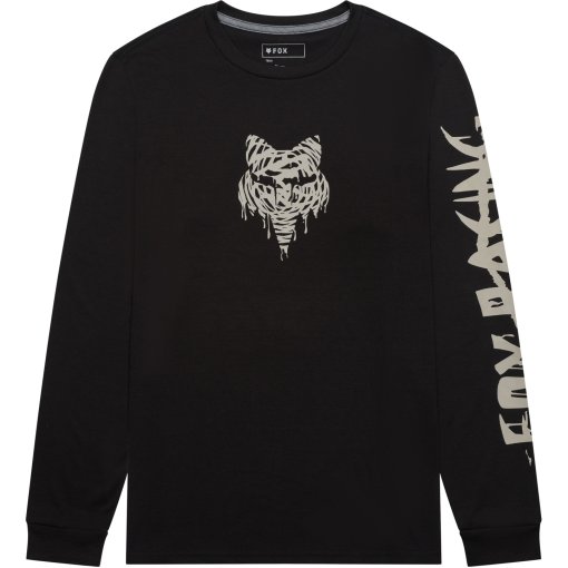 Productfoto van FOX Roughcut 195 Original T-shirt met lange mouwen voor heren - zwart