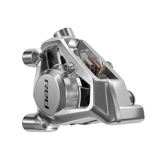 Foto de SRAM Pinza de Freno de Disco RED AXS HRD | Flat Mount | Delantero/Trasero - 11.5018.050.006 - plata