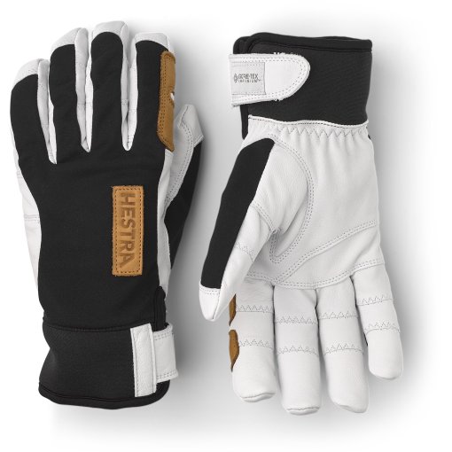 Foto de Hestra Guantes de Outdoor de 5 Dedos - Ergo Grip Active Wool Terry - black/offwhite